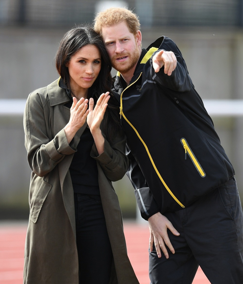 Prince Harry and Meghan Markle attend the Invictus team trials in Bath