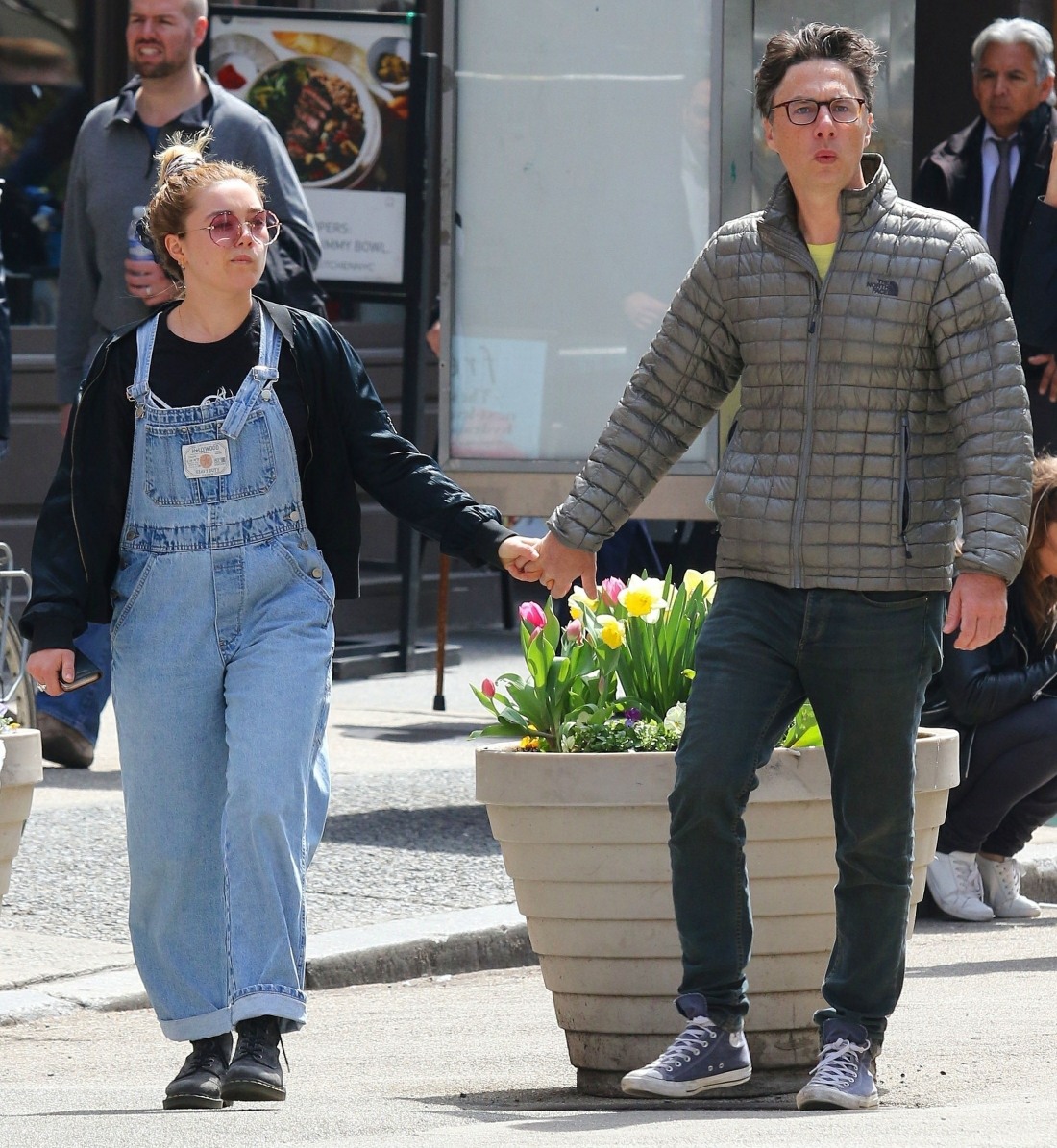Zach Braff spotted hand-in-hand with Florence Pugh in NYC!