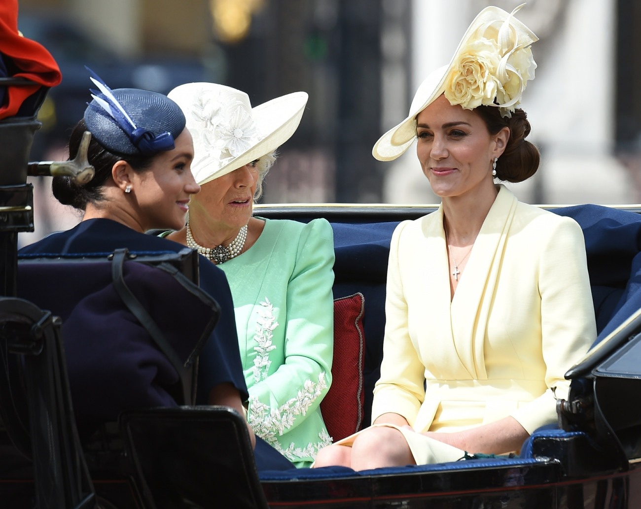 British Royals attend Trooping The Colour - The Queen's official birthday parade
