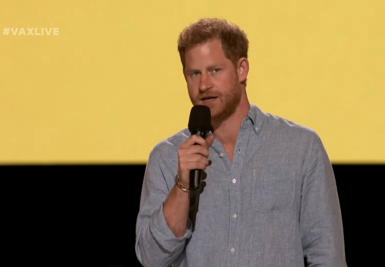 Prince Harry, Duke of Sussex - Global Citizen "Vax Live: The Concert to Reunite the World"