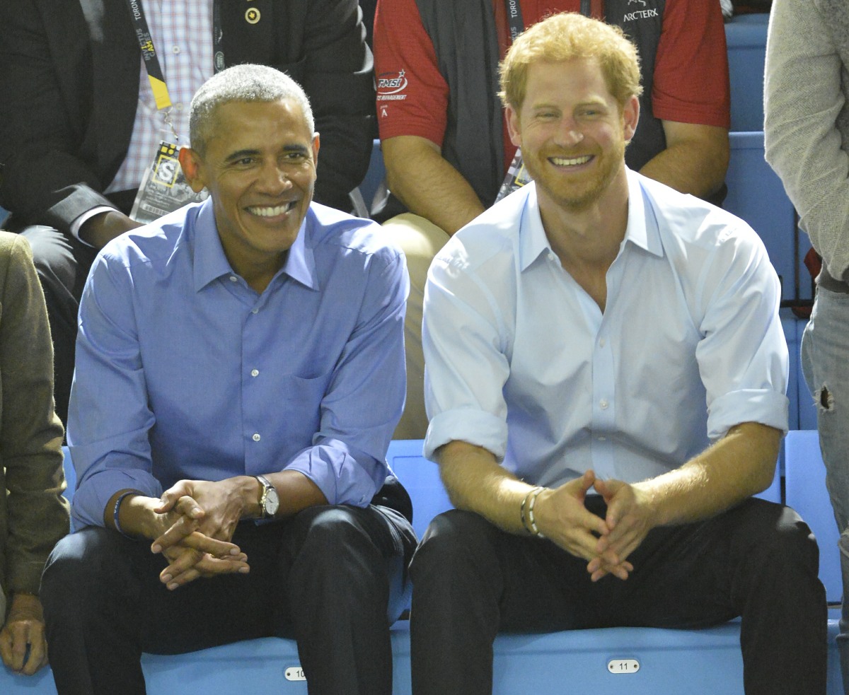 Barack Obama and Prince Harry attend the Invictus Games