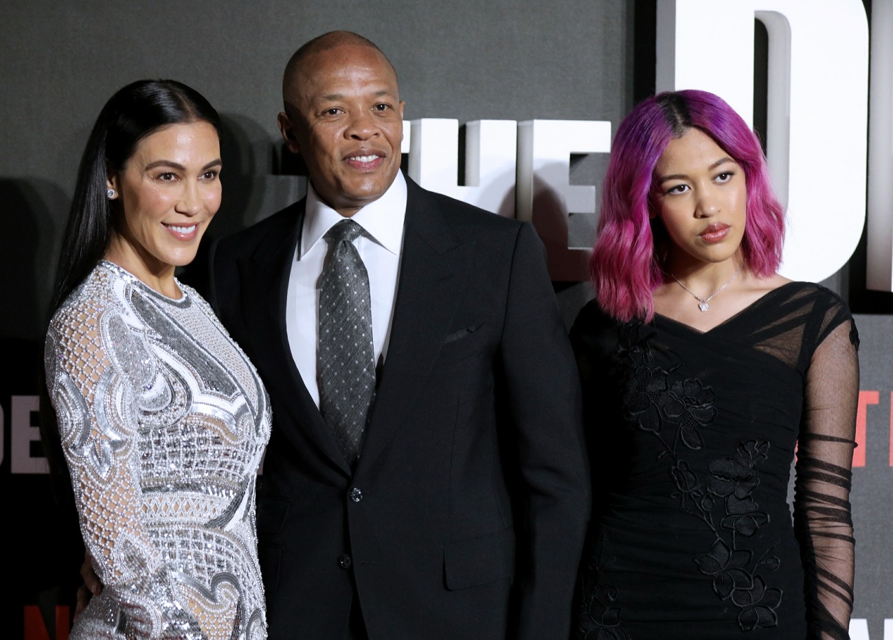 Nicole Threatt, Dr Dre and Truly Young at 'The Defiant Ones' Screening in London