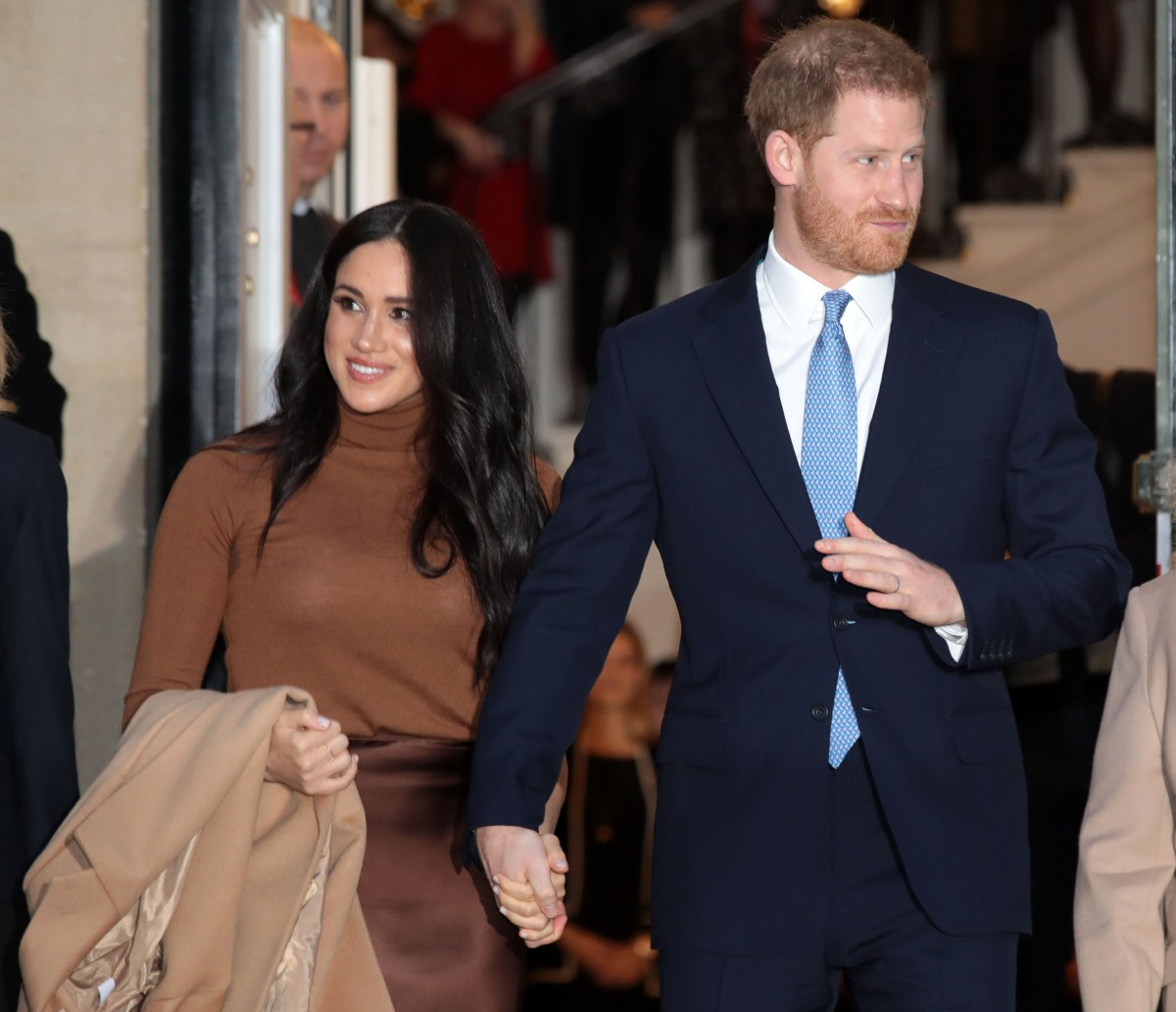 Prince Harry and Meghan Duchess of Sussex visit to Canada House, London, UK