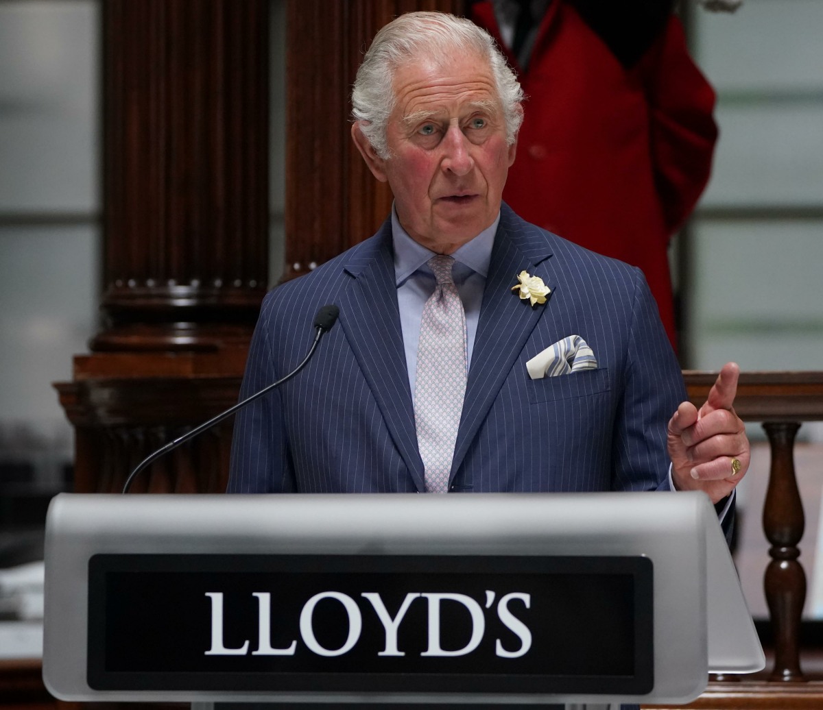 Charles visits Lloyd's of London