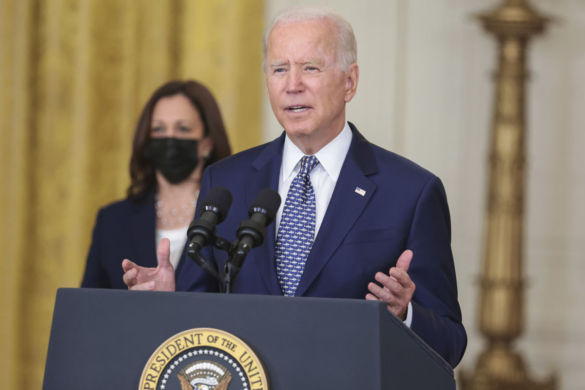 DC: President Biden and VP Harris deliver remarks on passing of the bipartisan Infrastructure Investment and Jobs Act