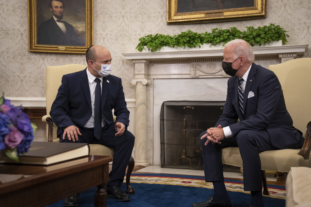 Biden Welcomes PM Bennett of Israel to the Oval Office