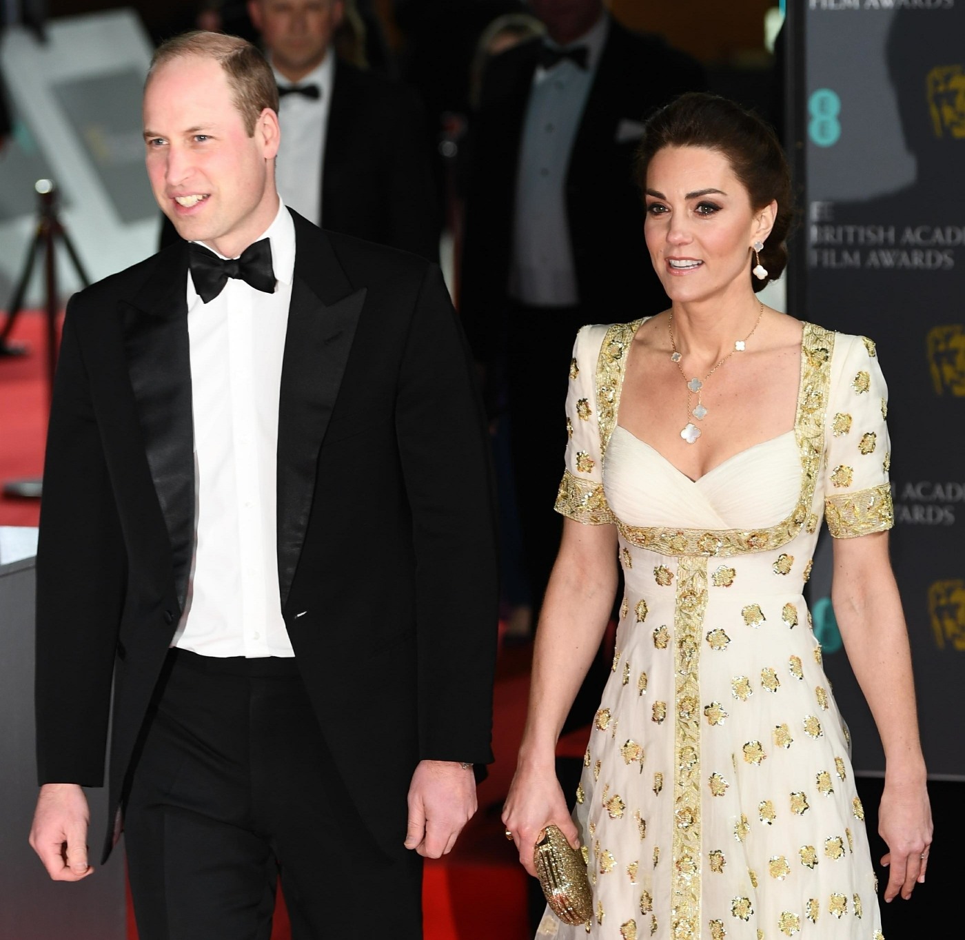 The Duke and Duchess of Cambridge attend the EE British Academy Film Awards 2020 in London