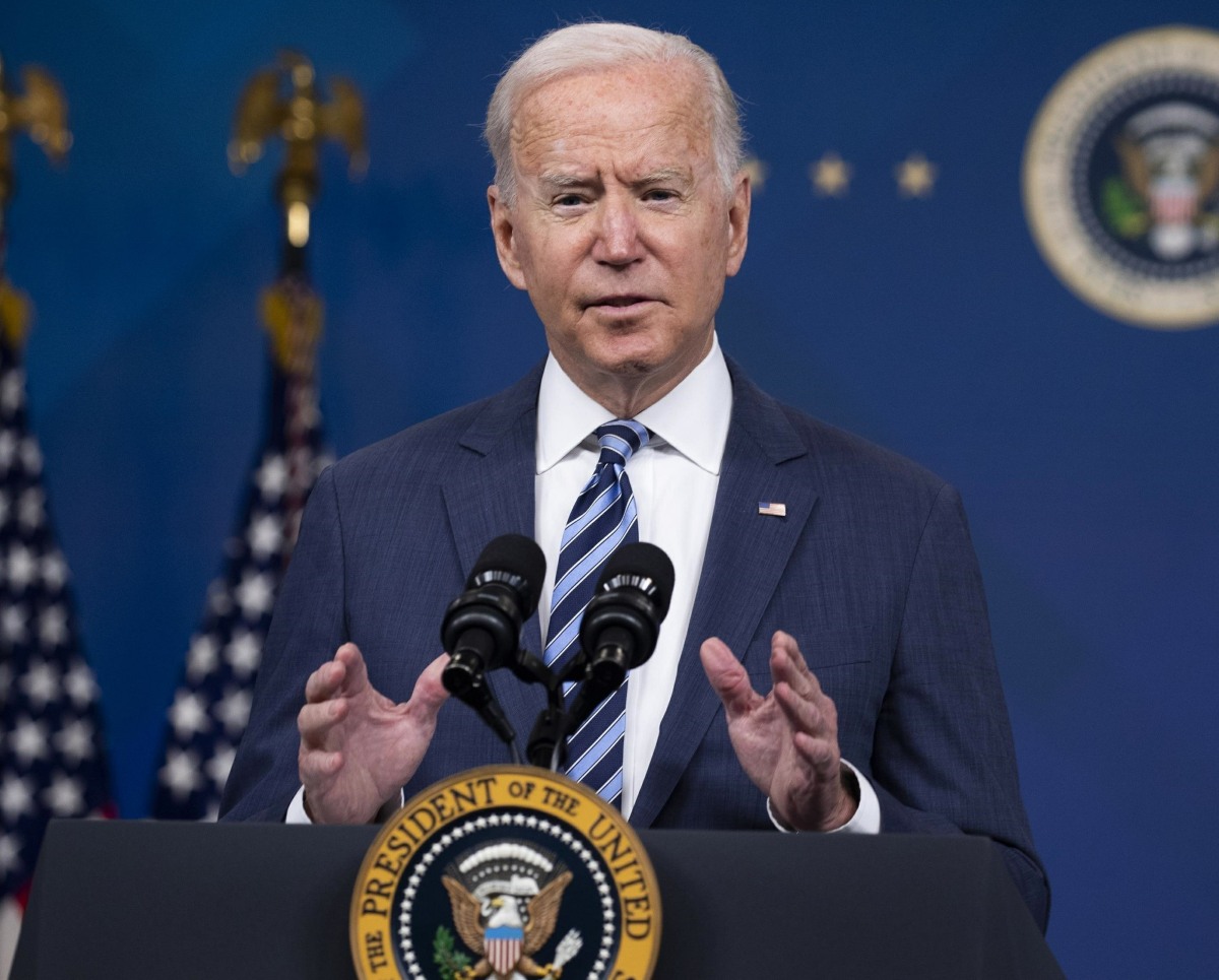 US President Joe Biden delivers remarks on Hurricane Ida