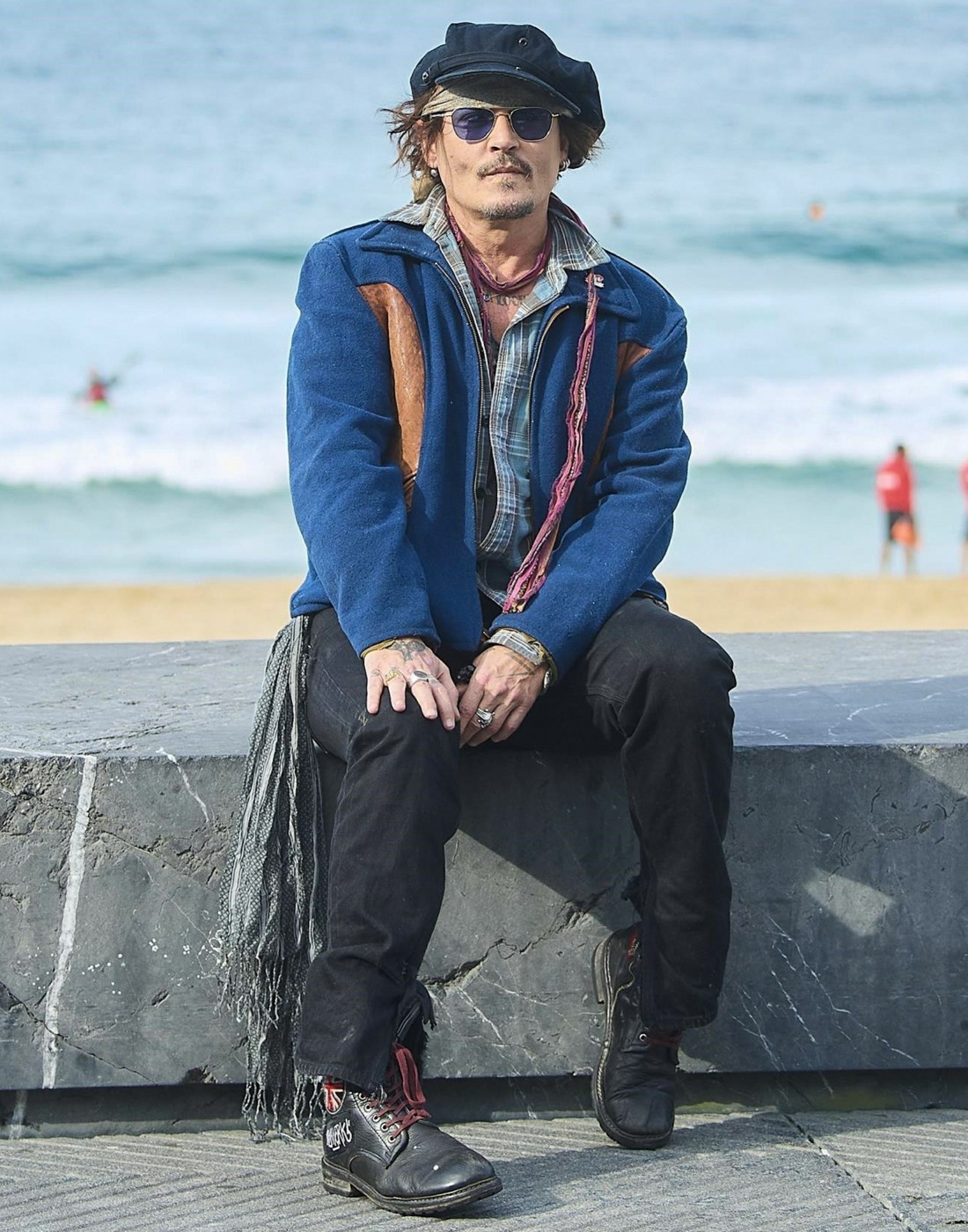 Johnny Depp arrives at the 69th San Sebastian International Film Festival: 'Donostia Award' Photocall