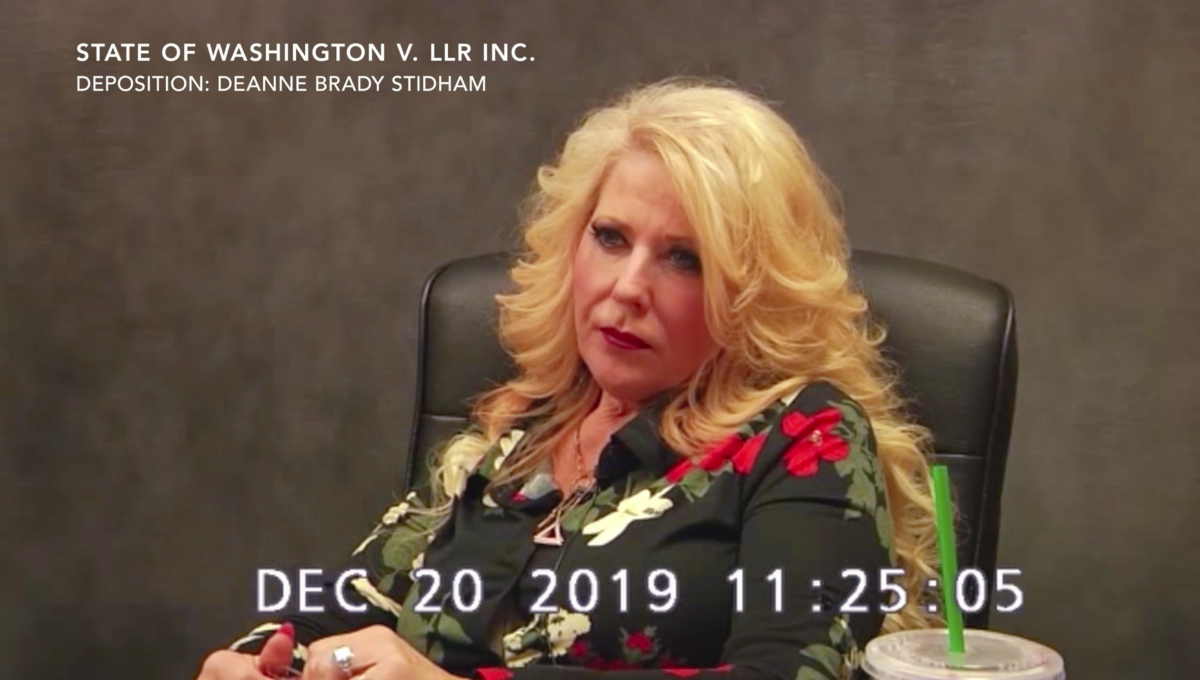 DeAnne Stidham in her deposition