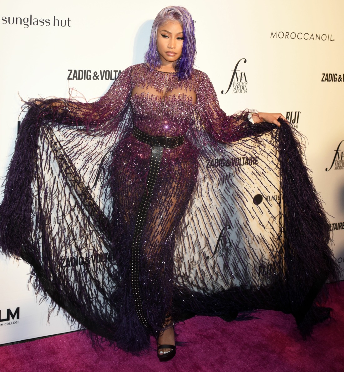 Nicki Minaj at the Daily Front Row's Fashion Media Awards on September 6, 2018 at the Park Hyatt in New York city.