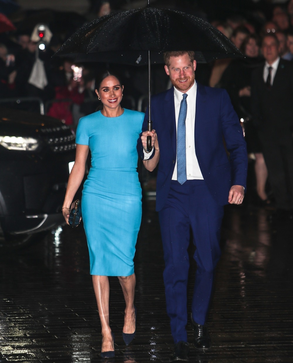 Duke of Sussex and Duchess of Sussex arriving at Mansion house