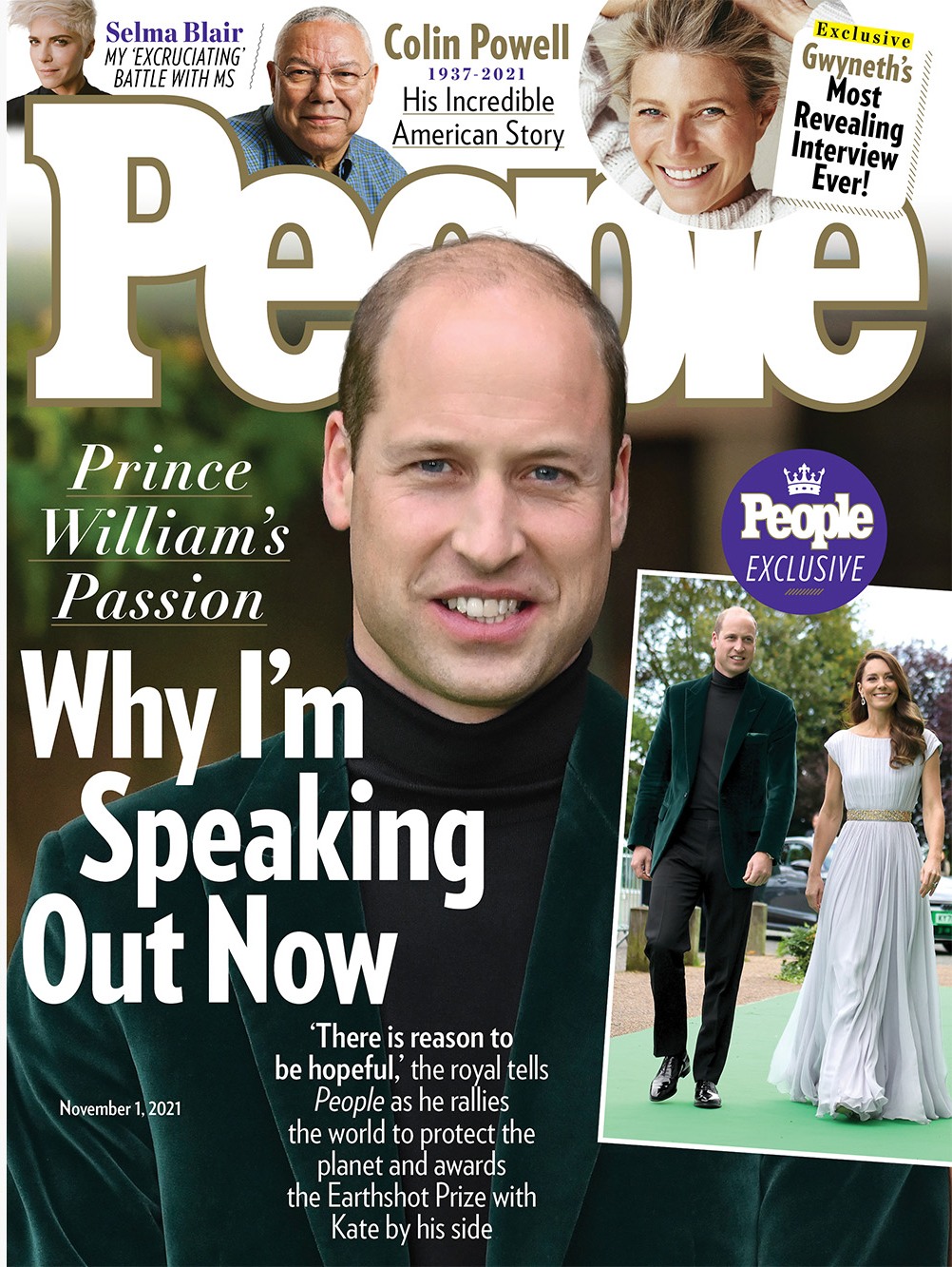 People Magazine cover with Prince William