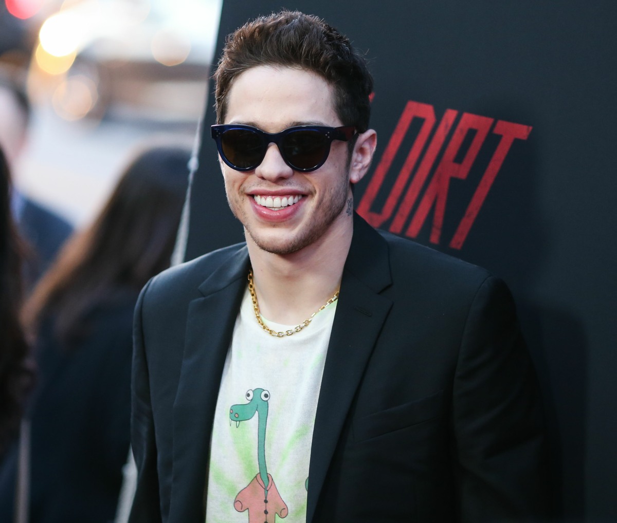Comedian Pete Davidson arrives at the Los Angeles Premiere Of Netflix's 'The Dirt' held at ArcLight Cinemas Hollywood on March 18, 2019 in Hollywood, Los Angeles, California, United States. (Photo by Xavier Collin/Image Press Agency)