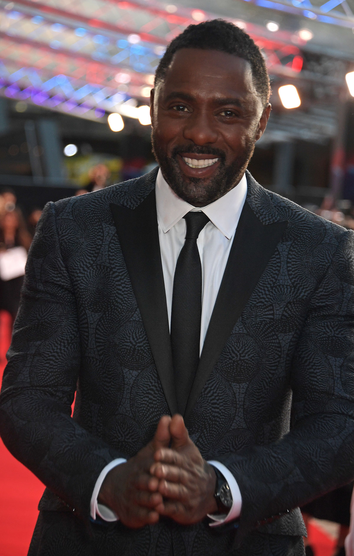 Idris Elba attends the Opening Night Gala for The Harder They Fall during the 65th BFI London Film Festival
