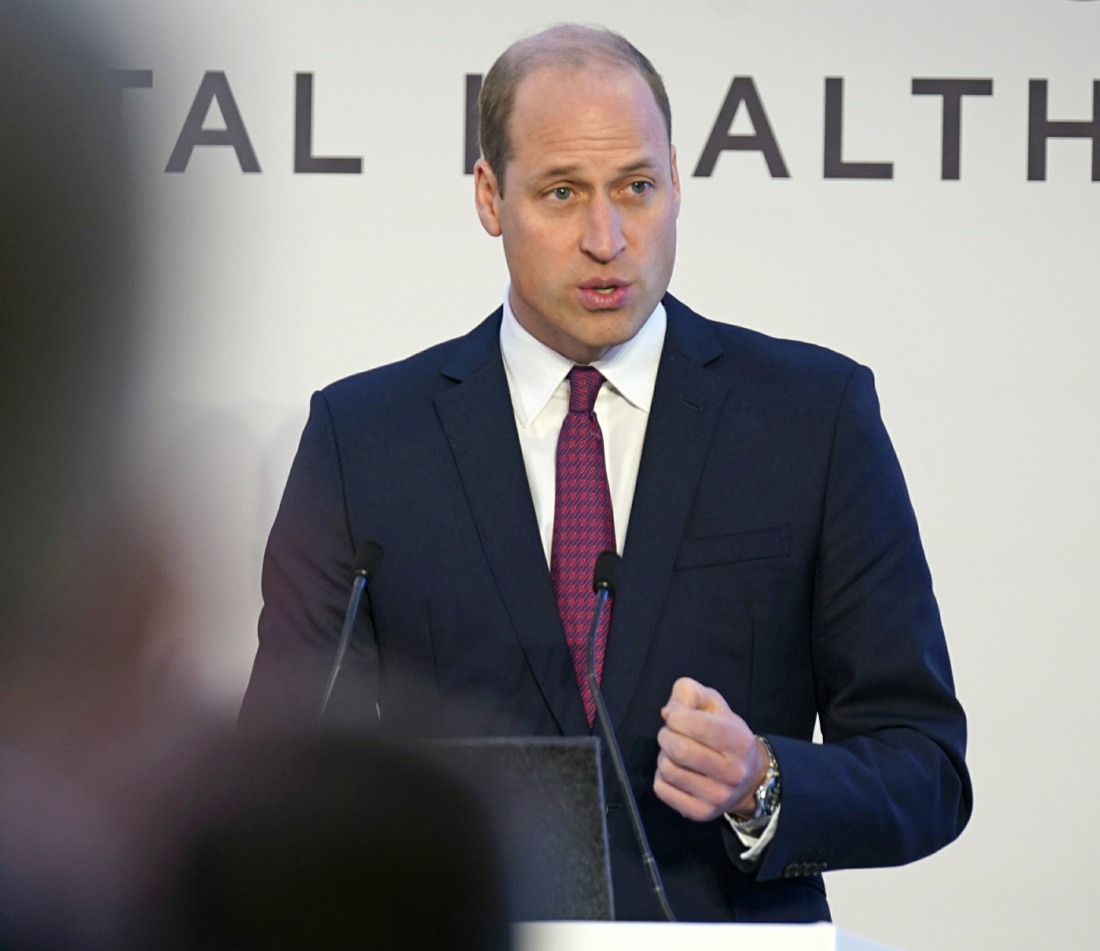 Prince William at The Royal Foundation's Emergency Services Mental Health Symposium