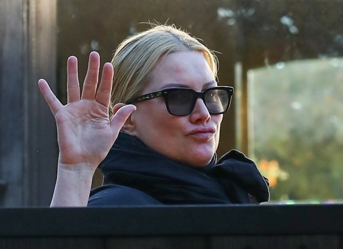 Alice Evans is in good spirits after claiming her husband had a 3-year affair