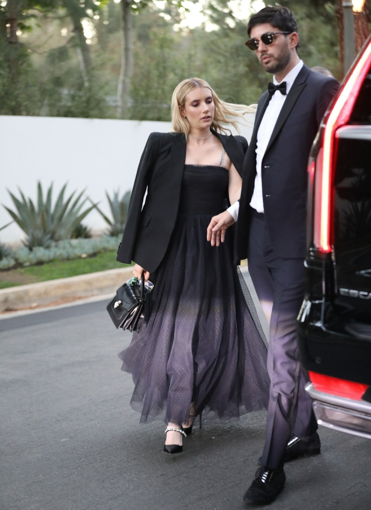 Guest arrivals at Paris Hilton's wedding