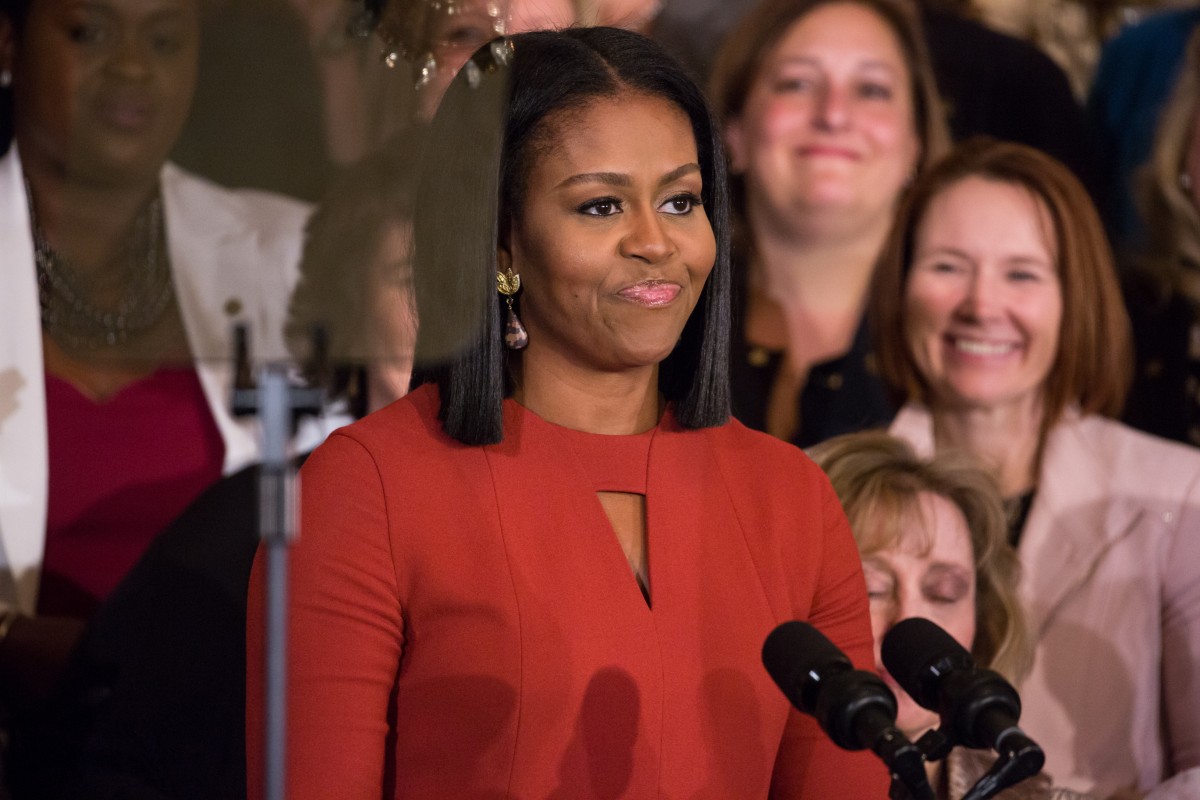 Michelle Obama Delivers Final Speech At The White House