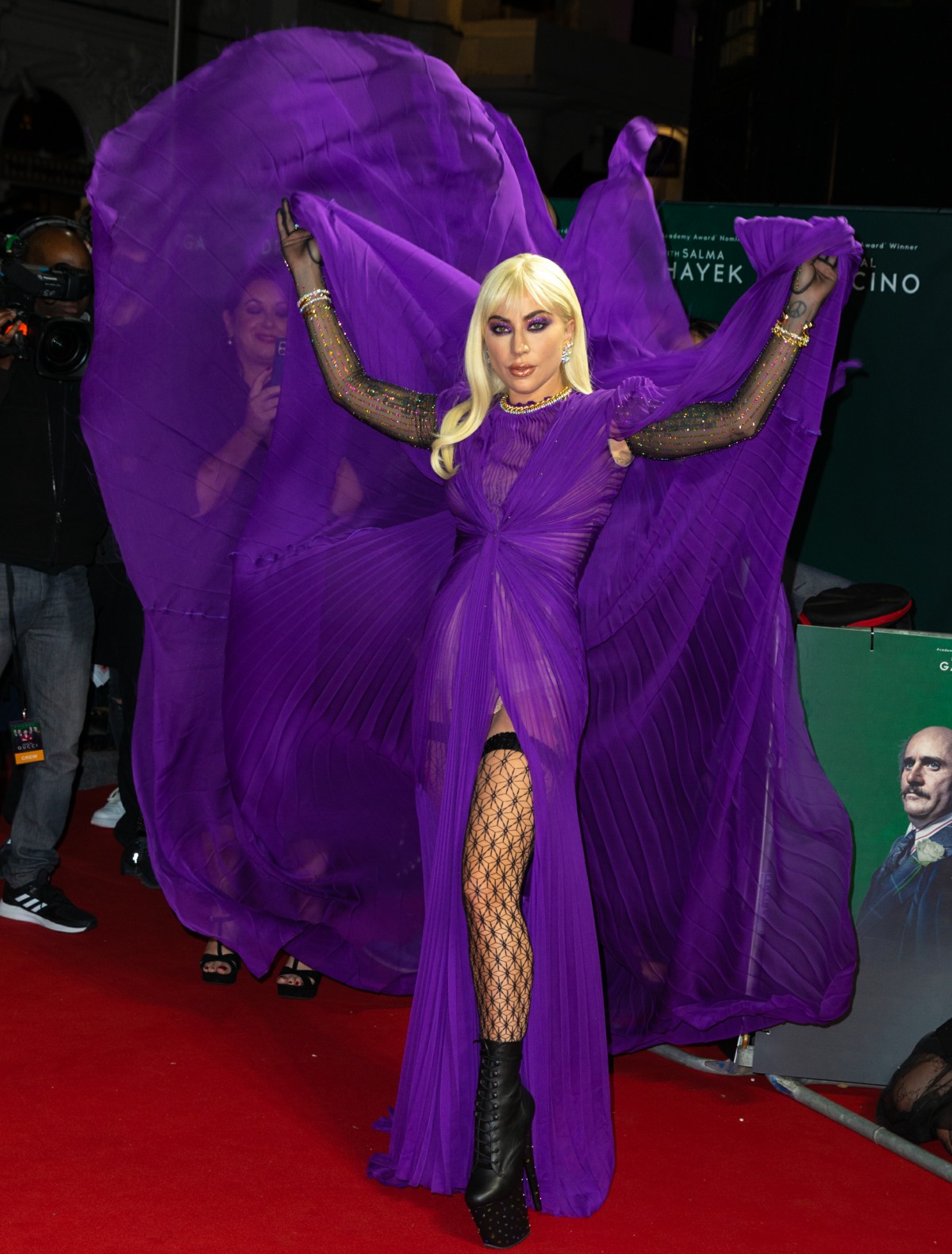 The UK Premiere of 'House of Gucci' held at the Odeon Luxe, Leicester Square