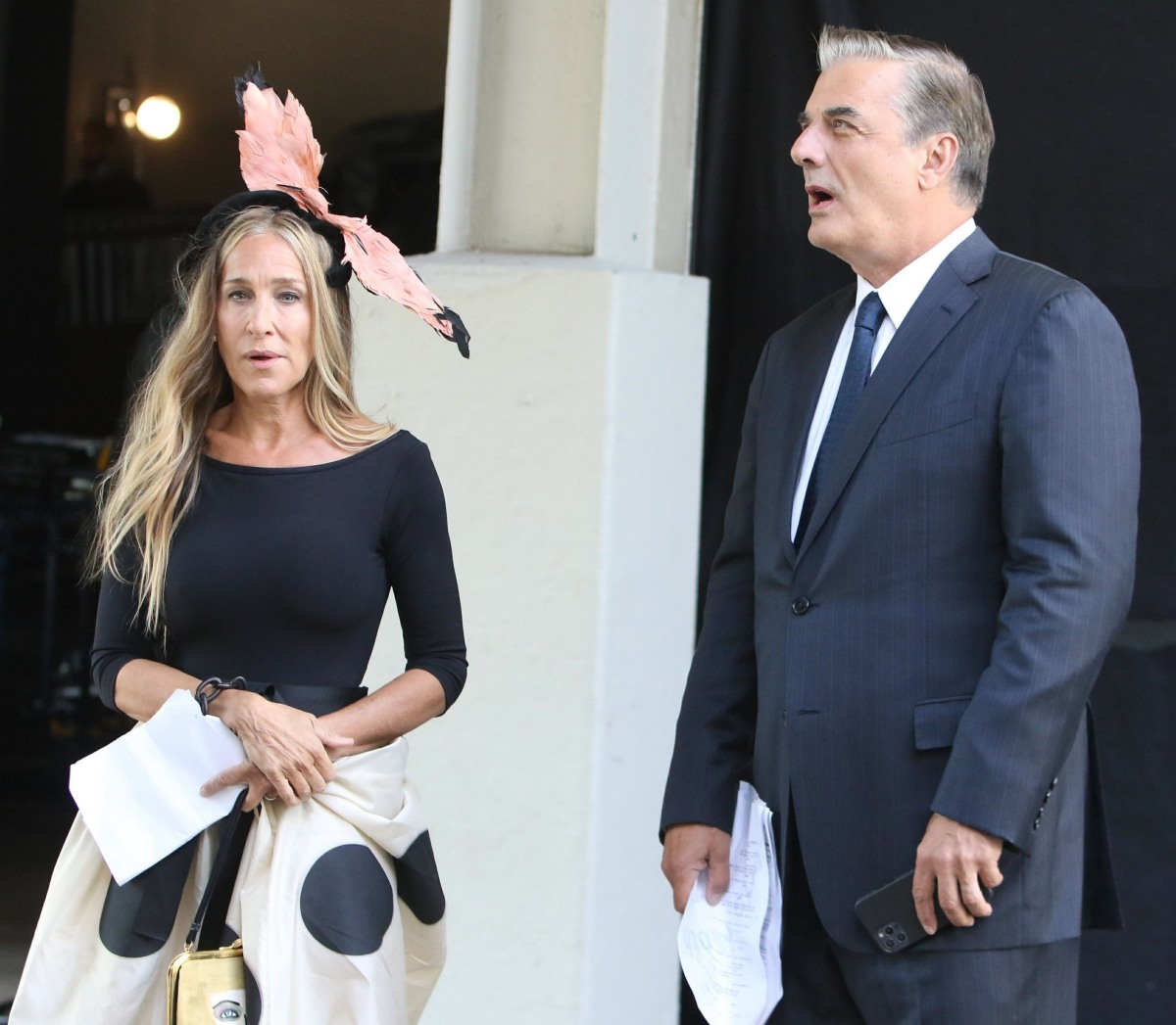 Sarah Jessica Parker and Chris Noth shoot scenes for upcoming 'Sex And The City' reboot 'And Just Like That'