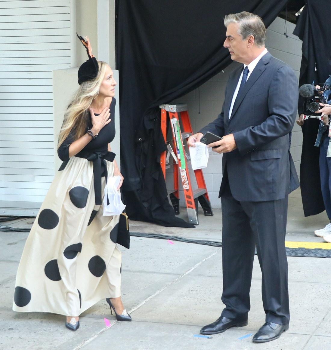 Sarah Jessica Parker and Chris Noth shoot scenes for upcoming 'Sex And The City' reboot 'And Just Like That'