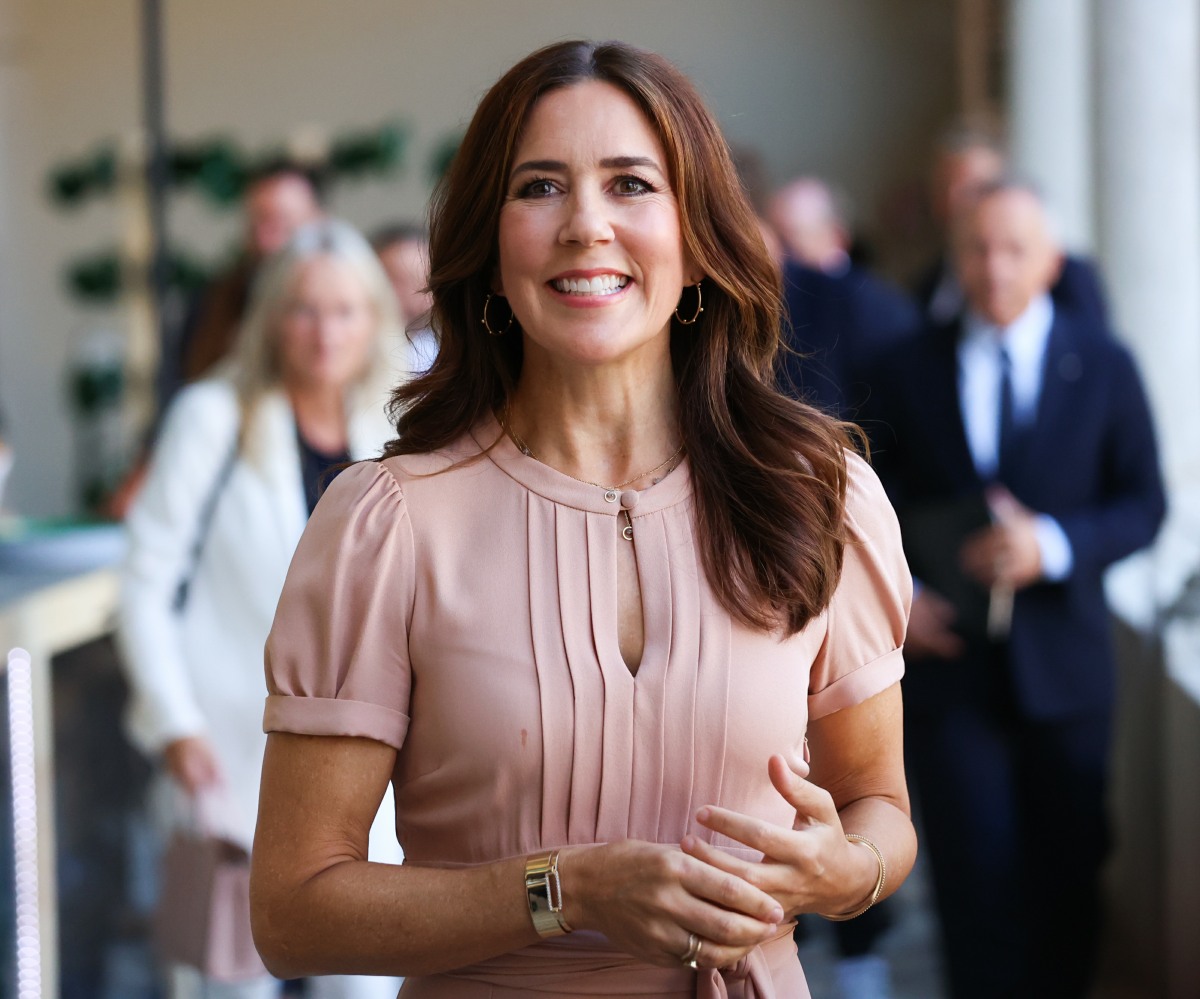 Crown Princess of Denmark Mary visits Danish installations and companies at the Museum of Science and Technology during Fuorisalone, Milan, Italy
