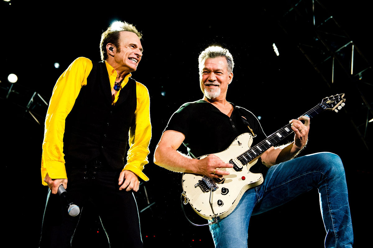 Van Halen performing in 2015