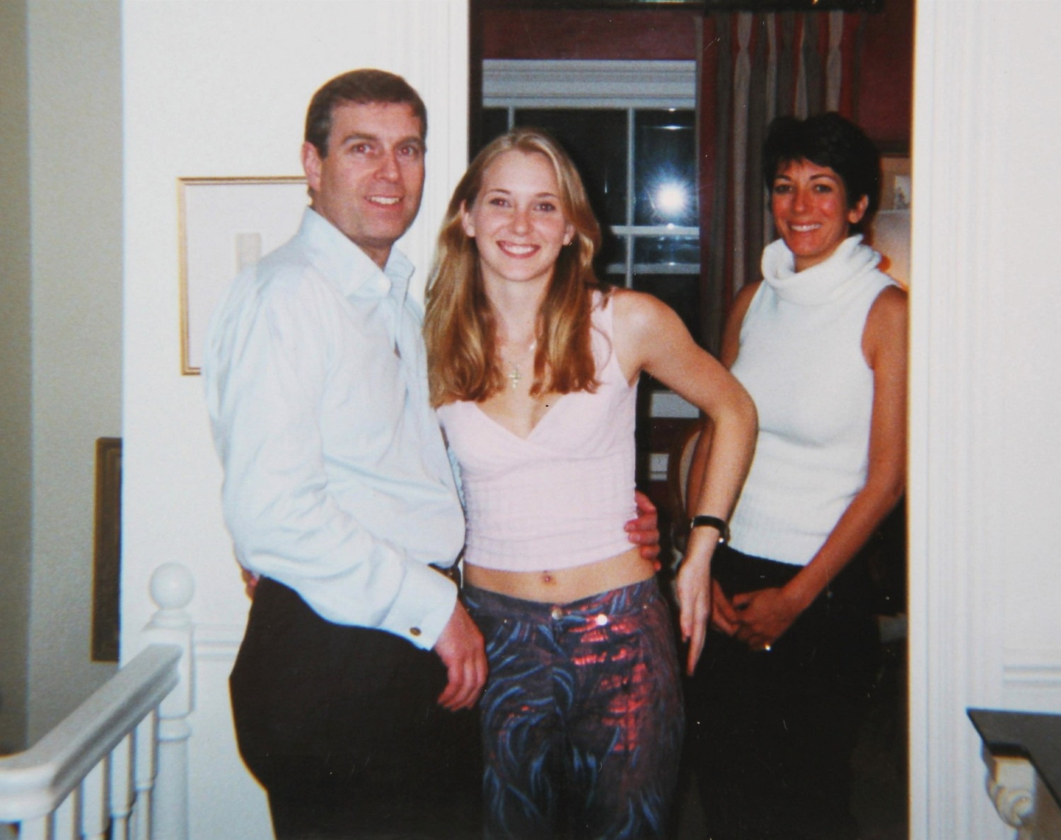 Prince Andrew and Virginia Roberts **FILE PHOTOS**