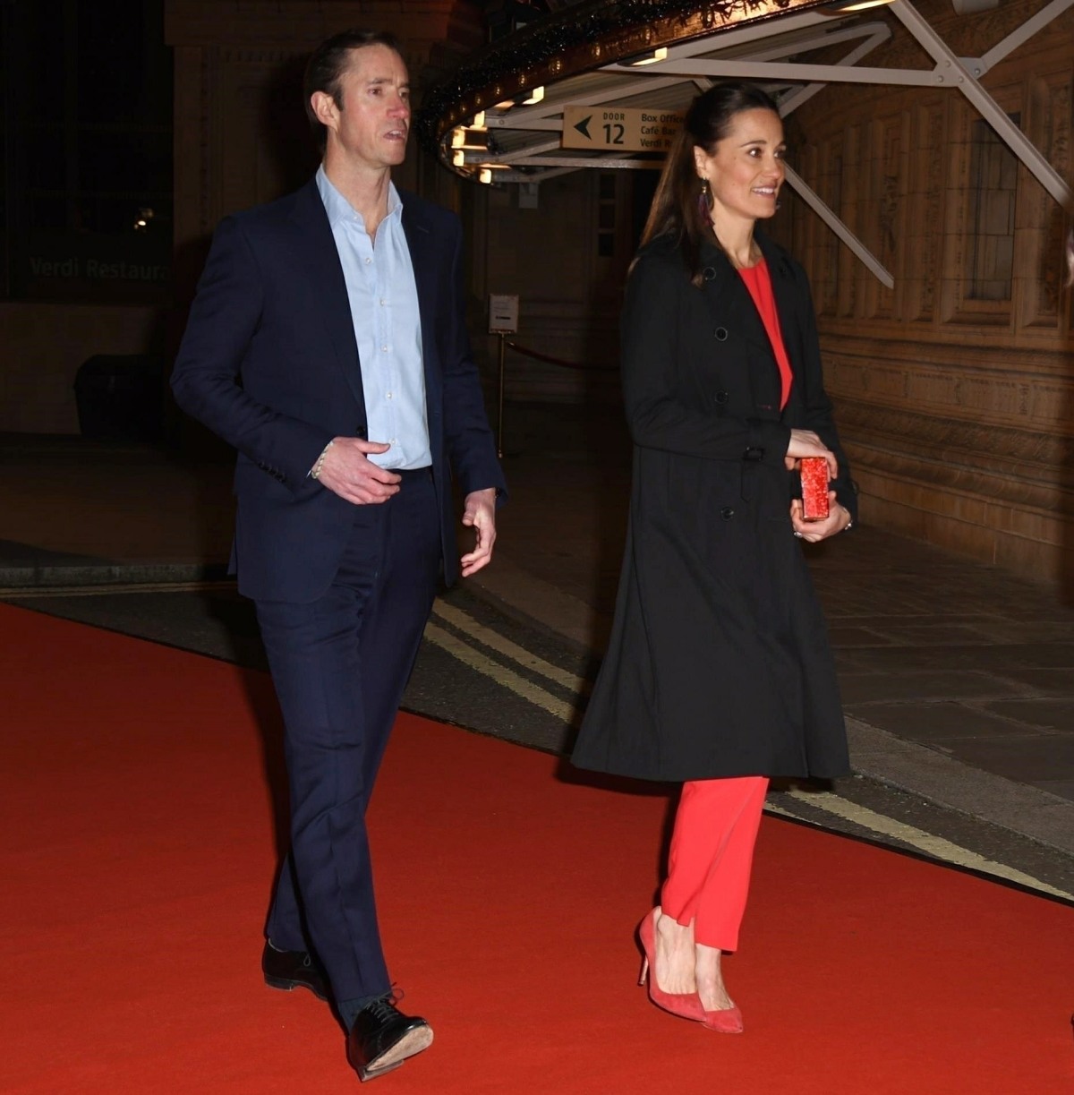 Pippa Middleton puts on a stylish display with husband James Matthews as they attend the Cirque du Soleil's 'Luizia' at the Royal Albert Hall
