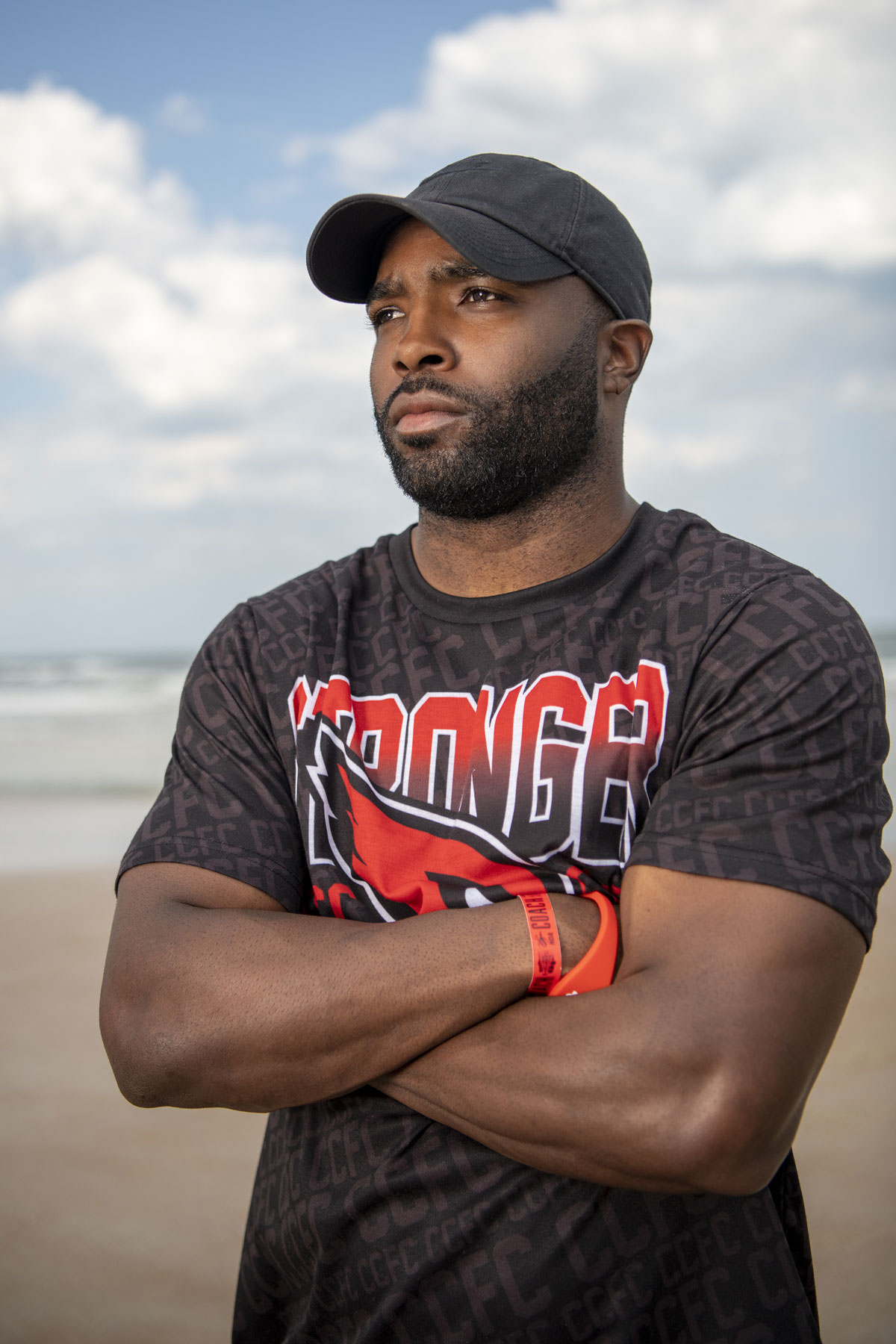 Photo of coach Vontae Johnson from Cheer, the current #1 show on Netflix