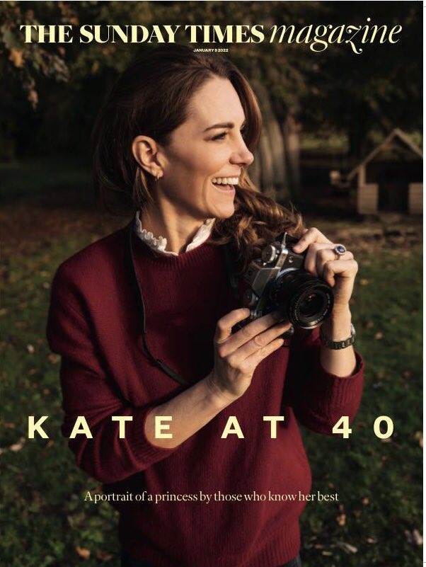 kate at 40 sunday times