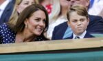 kaltak | Düşes Kate, Wimbledon'a Alessandra Rich'i giydi ve Prens George ile geldi