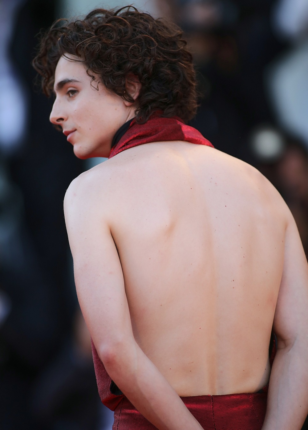 Timothee Chalamet during Bones and All premiere 79th Venice International F...