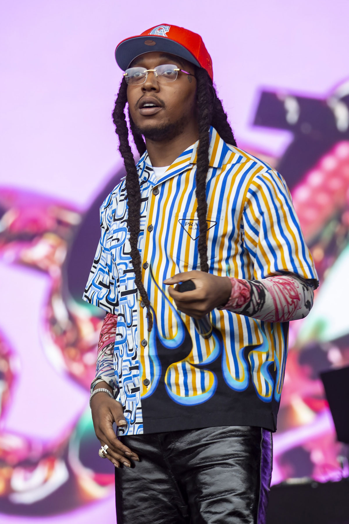 Takeoff of Migos performing at Parklife Festival in September 2021