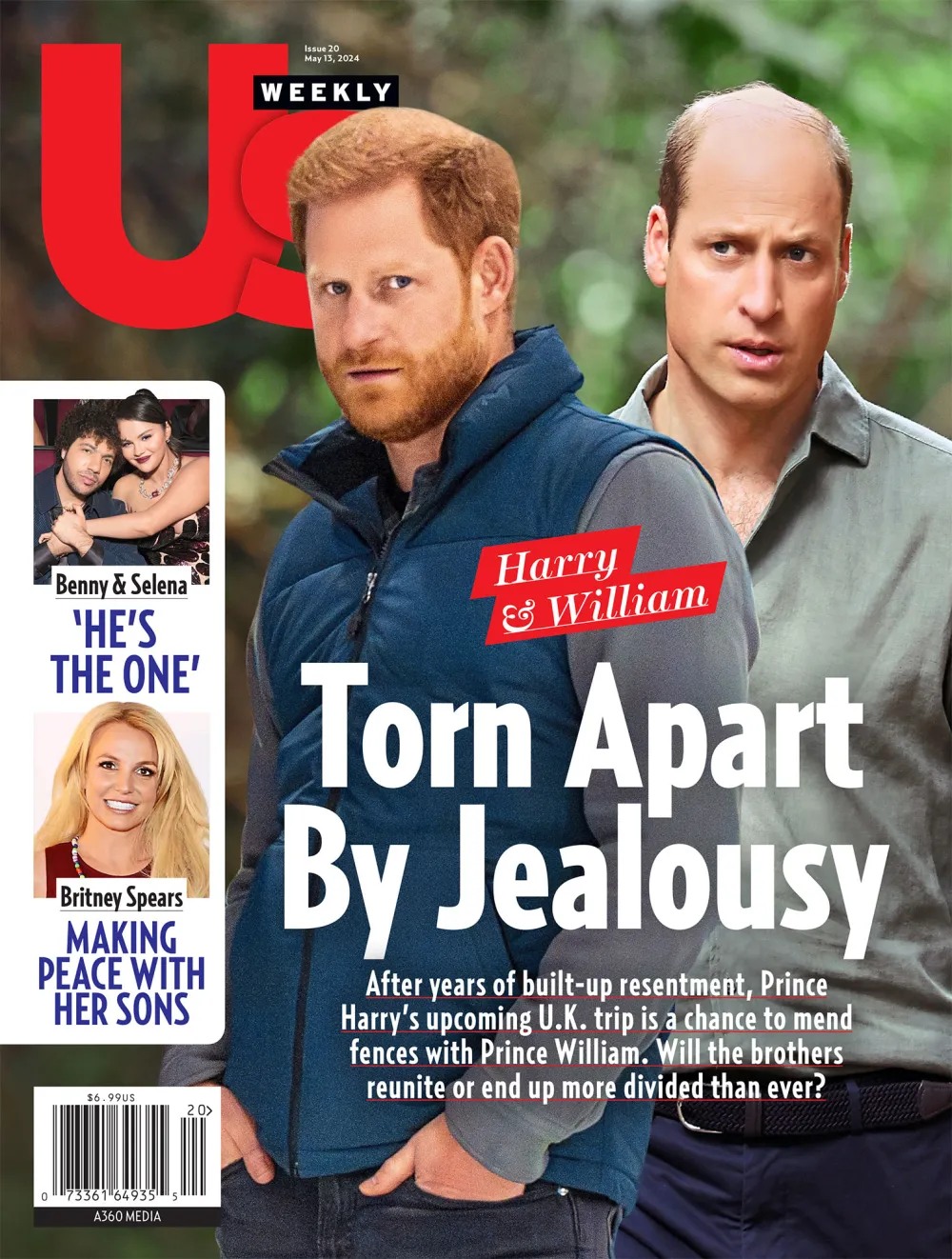 Us Weekly: Prince William is ‘envious’ of Harry’s freedom & accomplishments