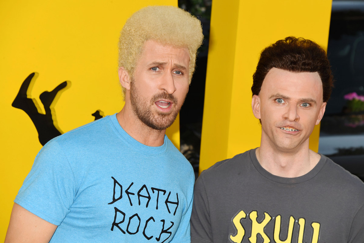 Ryan Gosling & Mikey Day were Beavis & Butthead at ‘The Fall Guy’ premiere
