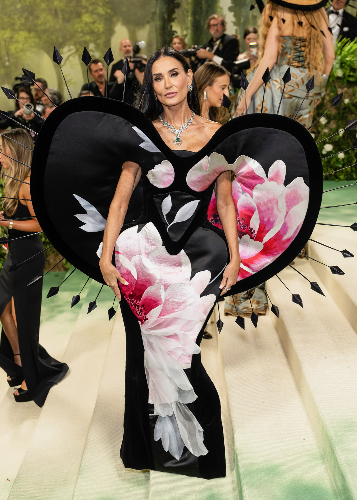 Demi Moore in Harris Reed at the Met Gala: dramatic and fabulous?