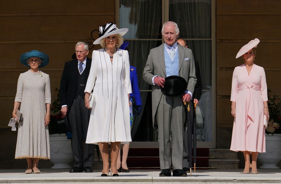 King Charles hosted his first palace garden party of the year, all to snub his son