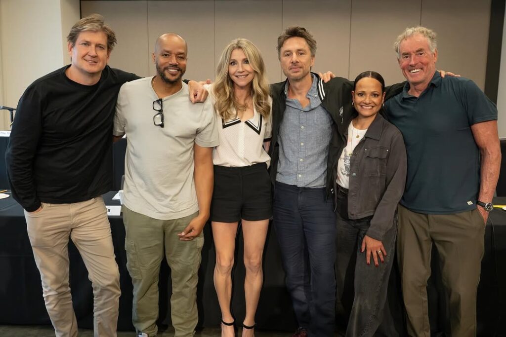 The Scrubs cast reunited for their first table read for the reboot