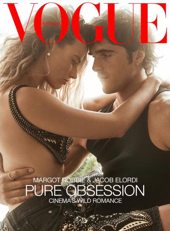 Margot Robbie & Jacob Elordi cover Vogue Australia, talk Wuthering Heights