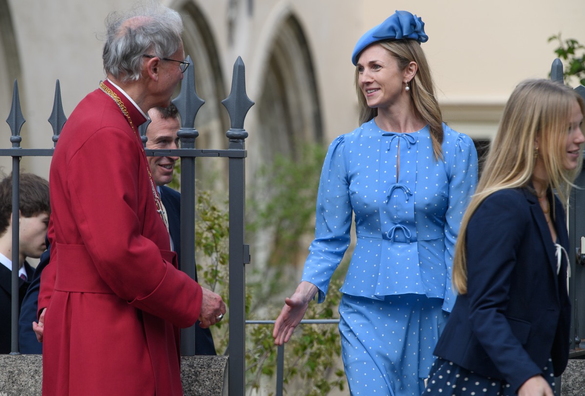 Wow, Peter Phillips’ fiancee Harriet Sperling wore a very ‘Kate’ look for Easter