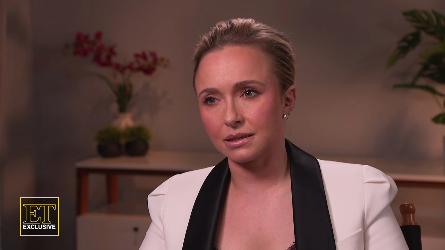 Hayden Panettiere on ET screenshot via YouTube