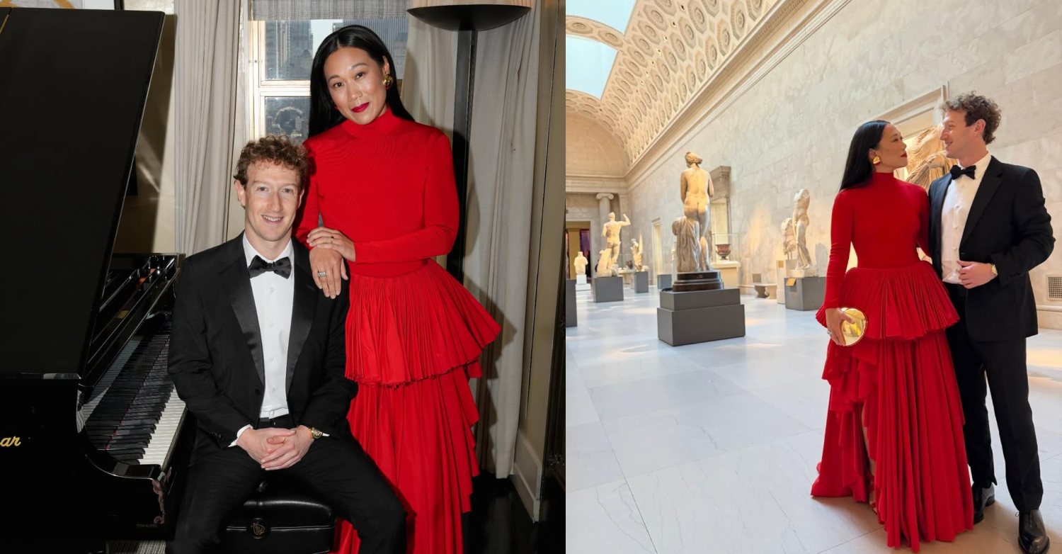 Mark Zuckerberg and Priscilla Chan at the Met Gala