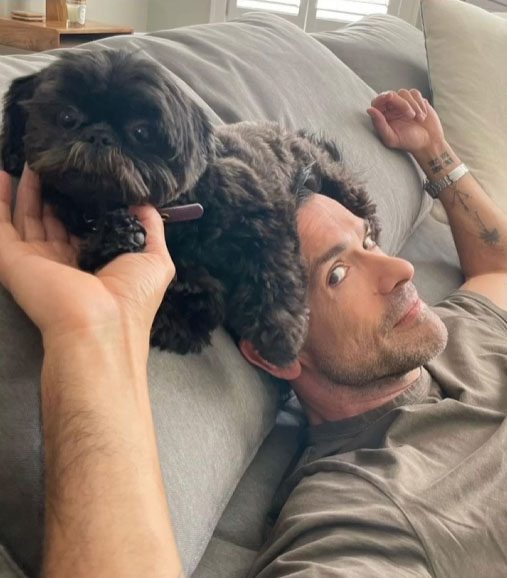 Mark Consuelos and Lena