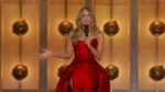 Screenshot of Nikki Glaser's opening monologue at the 2026 Golden Globes
