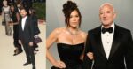 Justin Theroux at the 2018 Met Gala and Lauren Sanchez and Jeff Bezos at the 2026 Vanity Fair Oscar Party