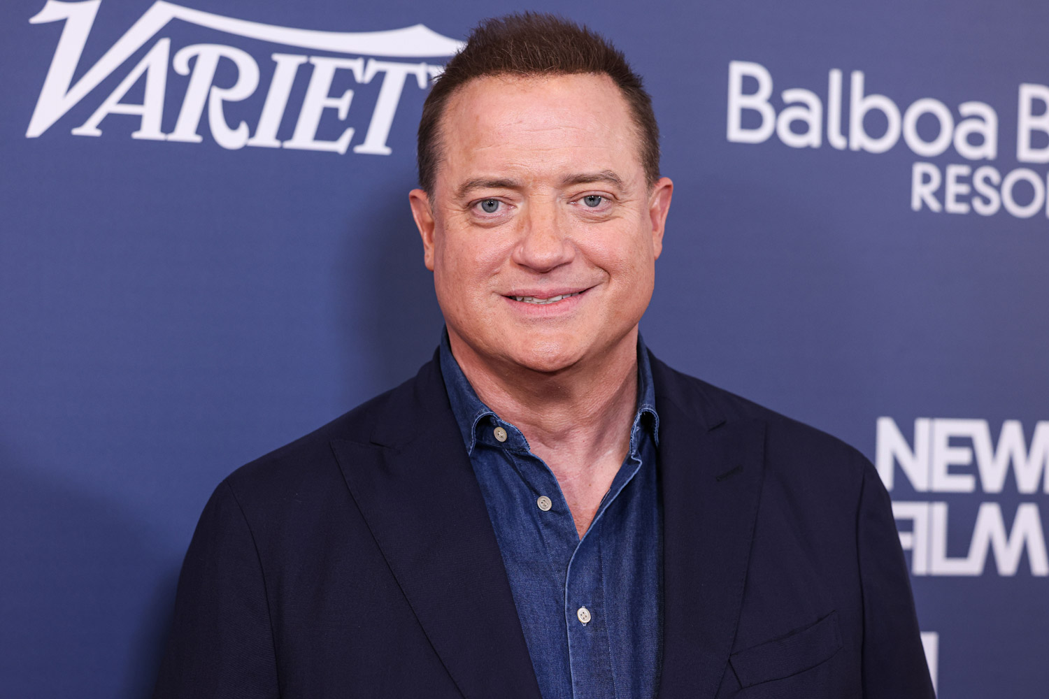 Brendan Fraser arrives at the 26th Annual Newport Beach Film Festival 10-20-25