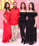 Sunny Sandler, Adam Sandler, Jackie Sandler and Sadie Sandler arrive at the Los Angeles Premiere Of Netflix's 'Roommates' held at The Egyptian Theatre on April 13, 2026