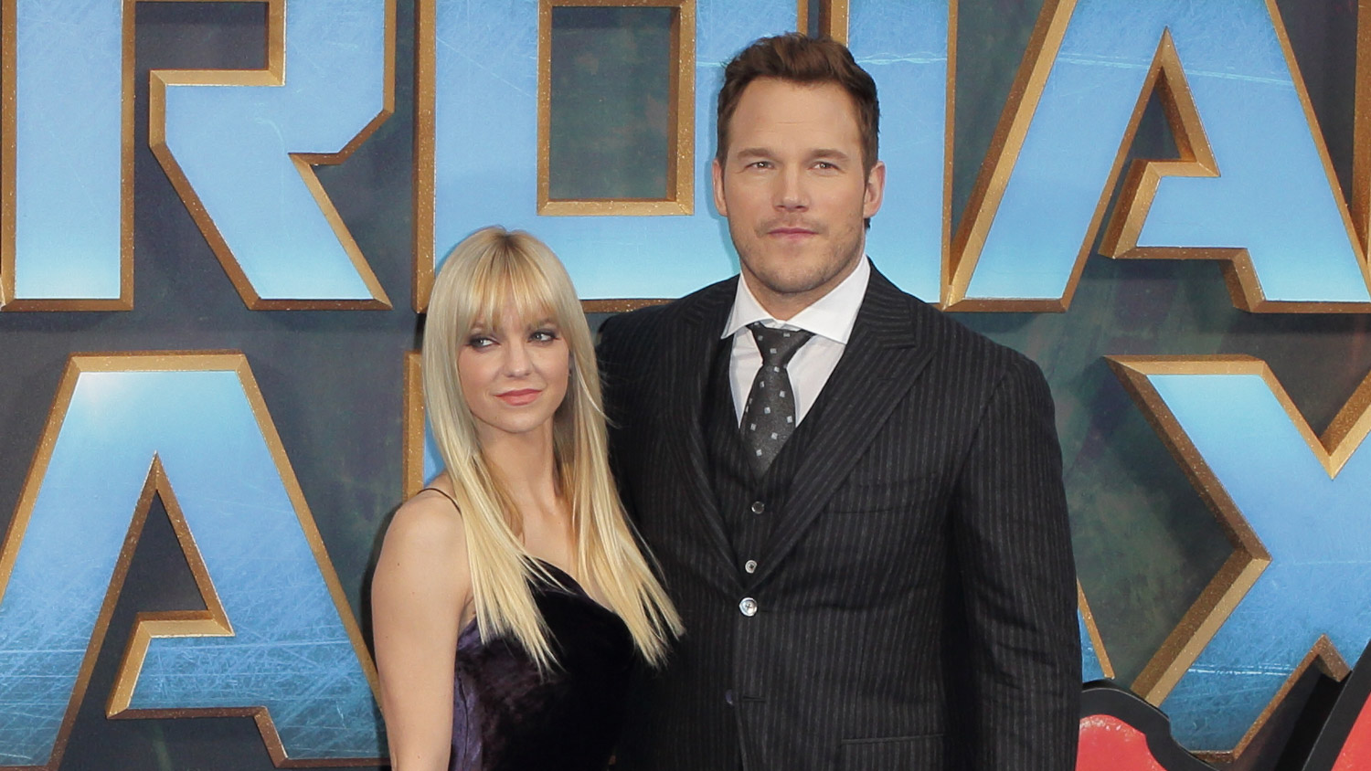 Anna Faris and Chris Pratt attend the 'Guardians Of The Galaxy Vol.2' European Gala Screening at the Hammersmith Apollo. London, United Kingdom - Monday April 24, 2017.